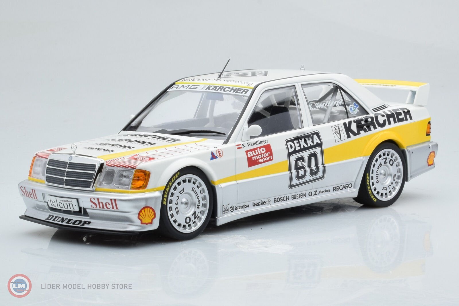 1:18 Minichamps 1990 Mercedes Benz 190E 2.5-16 EVO #60