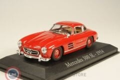 1:43 Atlas 1954 Mercedes Benz 300 SL Gullwing W198 - red