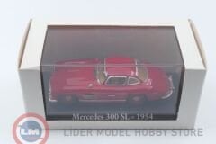 1:43 Atlas 1954 Mercedes Benz 300 SL Gullwing W198 - red
