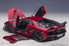 1:18 2019 Lamborghini Aventador SVJ (Rosso Efesto)
