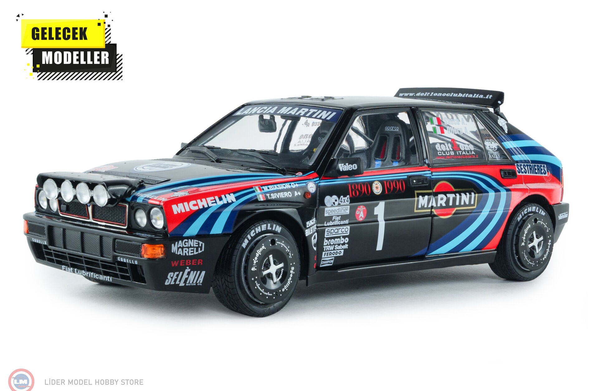 1:18 Solido 1990 Lancia Delta HF Integrale #1 Tribute to Rallye Monte Carlo