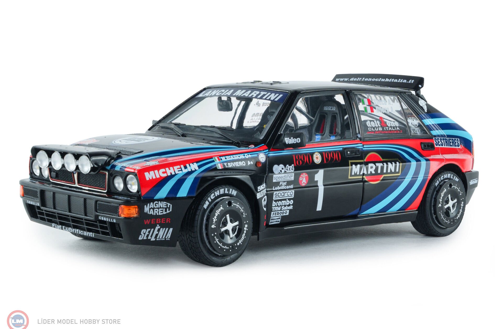 1:18 Solido 1990 Lancia Delta HF Integrale #1 Tribute to Rallye Monte Carlo
