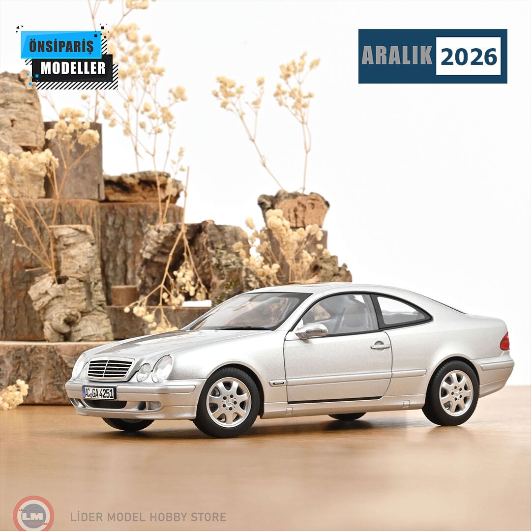 1:18 Norev 2000 Mercedes Benz CLK C208 Brillant Silver