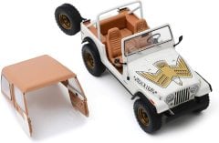 1:18 Greenlight 1979 Jeep CJ-7 Golden Eagle ''Dixie'' Dukes of Hazzard Look-a-like