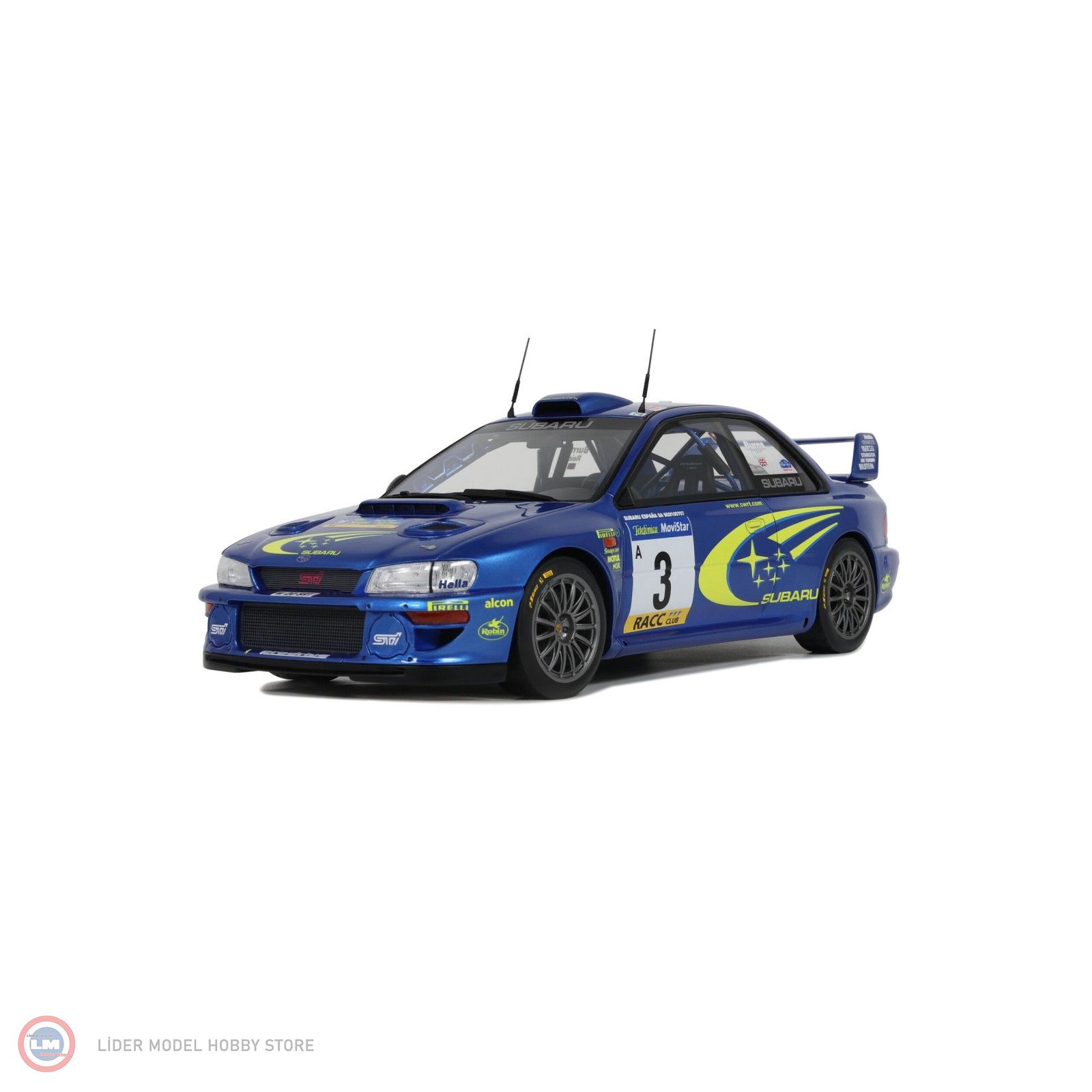1:18 OTTO 2000 Subaru Impreza S6 WRC Catalunya