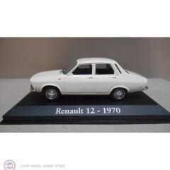 1:43 Atlas 1970 Renault 12 - White