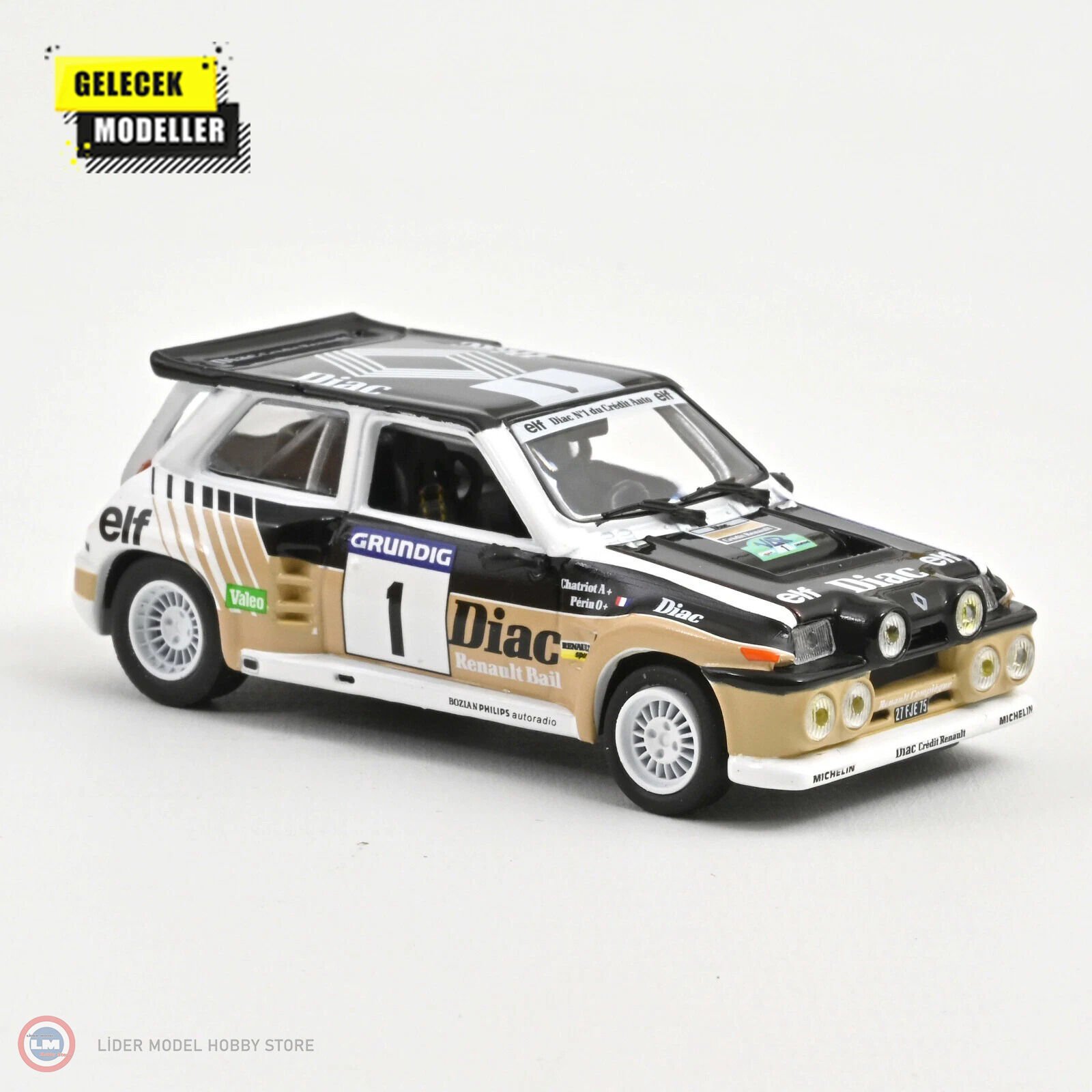 1:43 Norev 1986 Renault Maxi 5 Turbo #1 - Rally Va