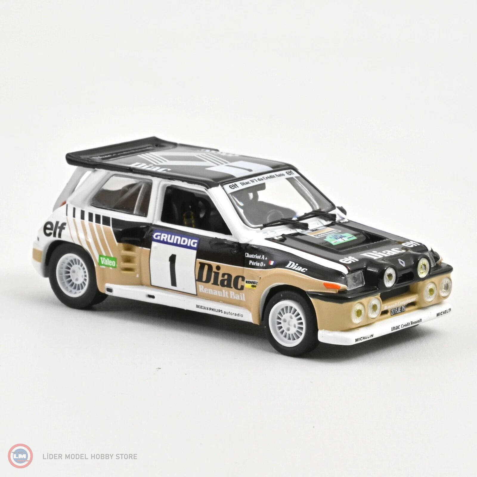1:43 Norev Renault Maxi 5 Turbo #1 - Rally Var 1986