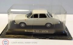 1:43 Atlas 1970 Renault 12 - White