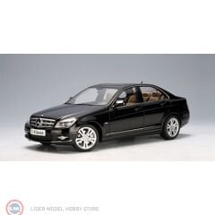 KUTUSUZ | 1:18 Autoart Mercedes Benz C Class W204 Limousine Avantgarde Black