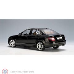 KUTUSUZ | 1:18 Autoart Mercedes Benz C Class W204 Limousine Avantgarde Black