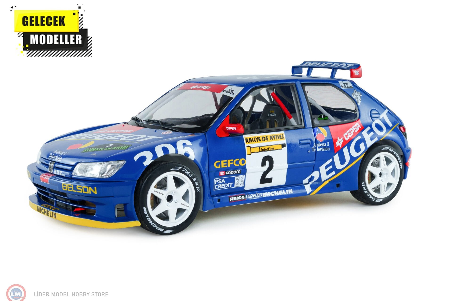 1:18 Solido 1997 Peugeot 306 Maxi #2 Jaime Azcona