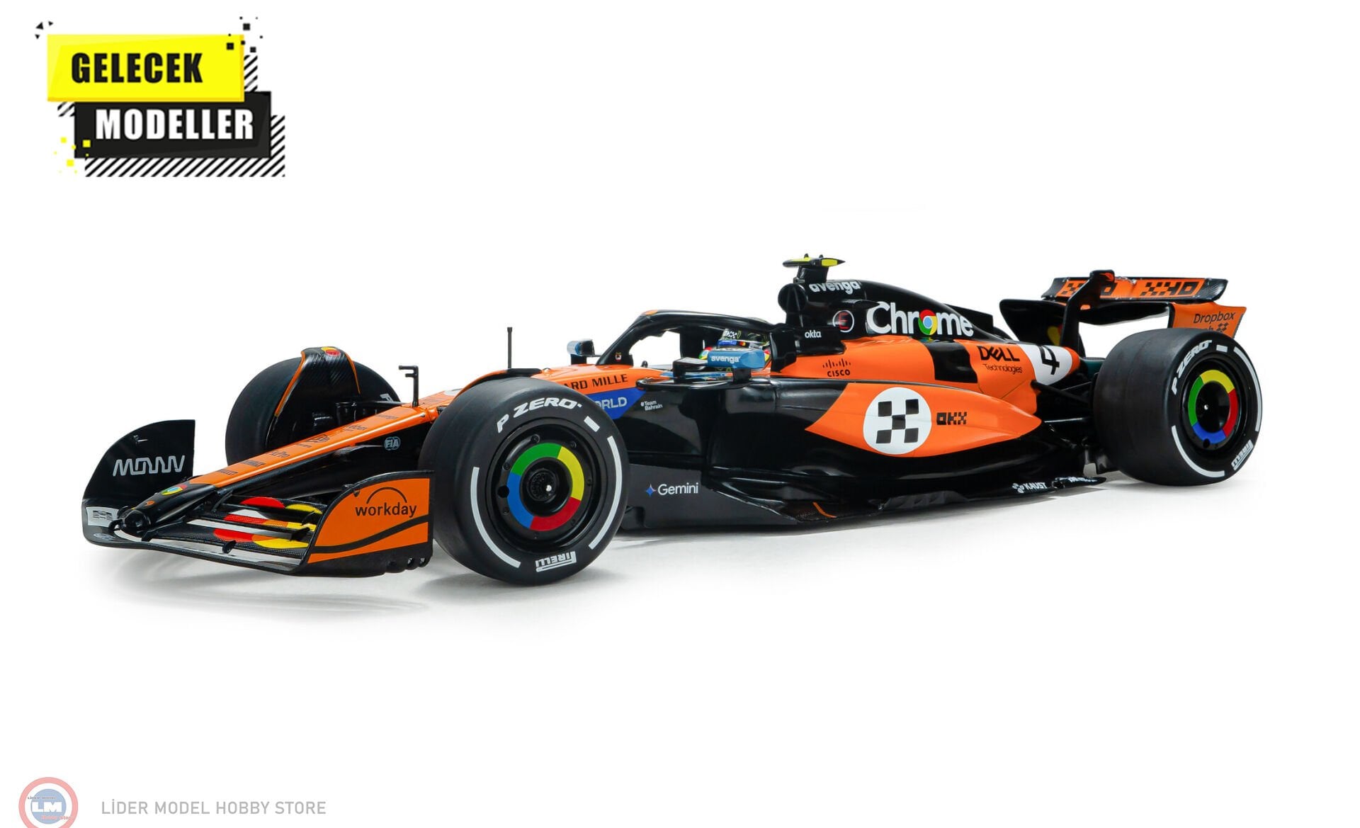 1:18 Solido 2025 Mclaren Lando Norris MCL39 #4 Winner Monaco GP Formula 1