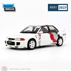 1:18 Otto 1995 Mitsubishi Lancer EVO 3 Scotia White