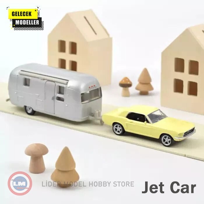 1:43 Norev 1968 Ford Mustang - Airstream Caravan JET CAR