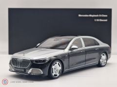 1:18 Almost Real 2021 MERCEDES-MAYBACH-S-CLASS- Hightech Silver/Obsidian Black