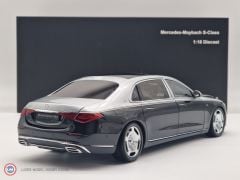 1:18 Almost Real 2021 MERCEDES-MAYBACH-S-CLASS- Hightech Silver/Obsidian Black