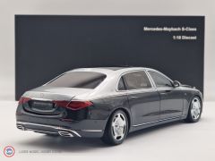 1:18 Almost Real 2021 MERCEDES-MAYBACH-S-CLASS- Hightech Silver/Obsidian Black