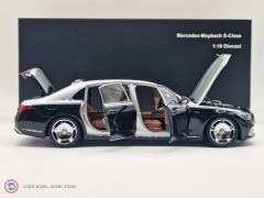 1:18 Almost Real 2021 MERCEDES-MAYBACH-S-CLASS- Hightech Silver/Obsidian Black