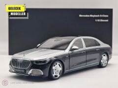 1:18 Almost Real 2021 MERCEDES-MAYBACH-S-CLASS- Hightech Silver/Obsidian Black
