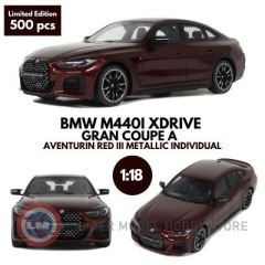 1:18 OTTO 2021 BMW M440I XDRIVE GRAN COUPE - AVENTURIN RED III METALLIC