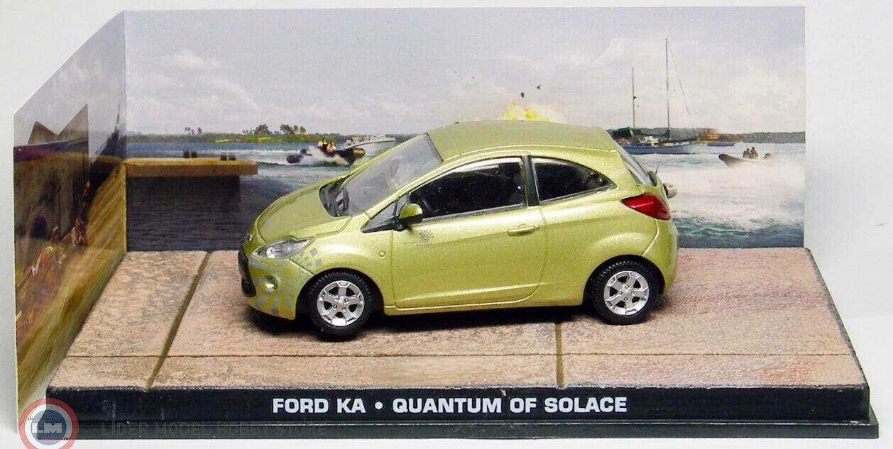 1:43 Atlas 2001 Ford Fiesta Ka James Bond - Quantum of Solace