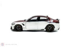 1:18 Solido 2023 Alfa Romeo Giulia GTA-M Bianco I Rosso White