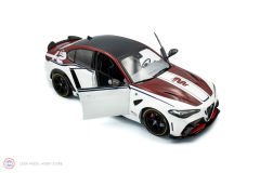 1:18 Solido 2023 Alfa Romeo Giulia GTA-M Bianco I Rosso White