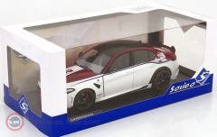 1:18 Solido 2023 Alfa Romeo Giulia GTA-M Bianco I Rosso White