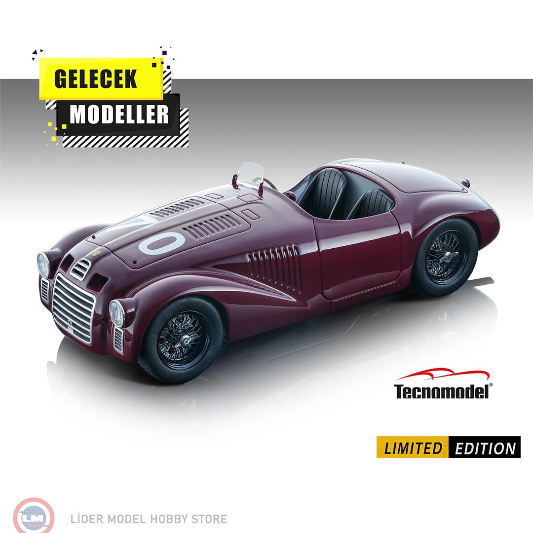 1:18 Tecnomodel Ferrari 125S 1947 Circuito di Livorno #70 Driven by Tazio Nuvolari