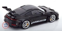 1:18 2023 Porsche 911 (992) GT3RS - 2023 - BLACK W SILVER WHEELS & DECOR