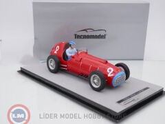 1:18 Tecnomodel Ferrari 375 F1 Winner Italy GP 1951 #2 Driven by Alberto Ascari - with driver figure