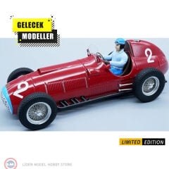 1:18 Tecnomodel Ferrari 375 F1 Winner Italy GP 1951 #2 Driven by Alberto Ascari - with driver figure