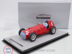1:18 Tecnomodel Ferrari 375 F1 Winner Italy GP 1951 #2 Driven by Alberto Ascari - with driver figure