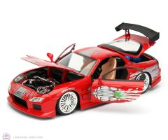 1:24 Jada 1993 Mazda Dom's RX-7 Red Fast and Furious