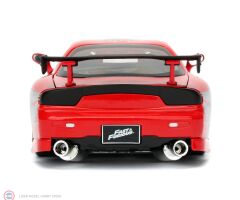 1:24 Jada 1993 Mazda Dom's RX-7 Red Fast and Furious