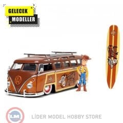 1:24 Jada 1962 Volkswagen Toy Story Woody & Volkswaren T1 Bus