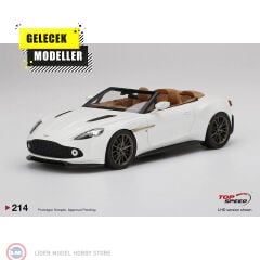 1:18 Top Speed Aston Martin Vanquish Zagato Volante Escaping White