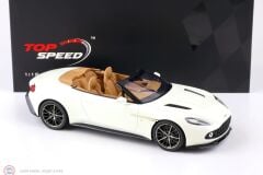 1:18 Top Speed Aston Martin Vanquish Zagato Volante Escaping White