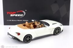 1:18 Top Speed Aston Martin Vanquish Zagato Volante Escaping White