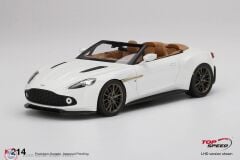 1:18 Top Speed Aston Martin Vanquish Zagato Volante Escaping White