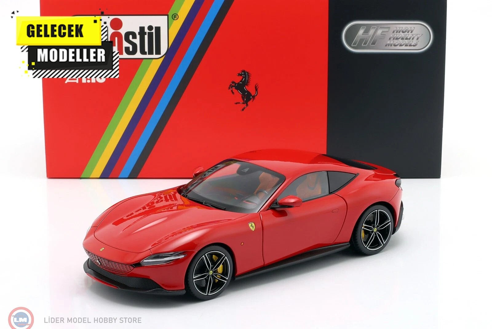 1:18 Polistil 2019 Ferrari ROMA - ROSSO CORSA 322