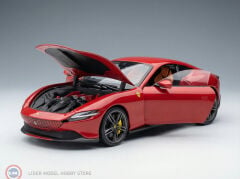 1:18 Polistil 2019 Ferrari ROMA - ROSSO CORSA 322 + SHOWCASE