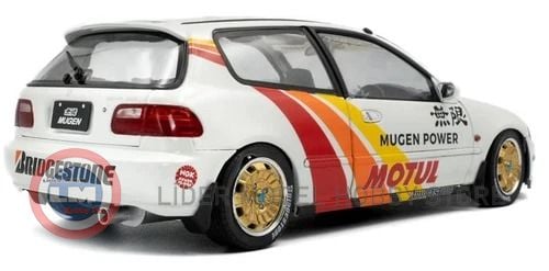 SL1810404 HONDA CIVIC (EG6) MUGEN POWER RACING 1992 WHITE/RED 1:18