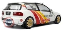 1:18 Solido 1992 Honda Civic (EG6) Solido Works Mugen Racing White