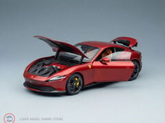 1:18 Polistil 2019 Ferrari ROMA - ROSSO MAGMA (red met.) + SHOWCASE