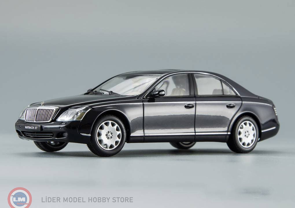 1:43 Autoart 2003 Maybach 57 SWB - (CASPIAN BLACK CHROMAFLAIR)