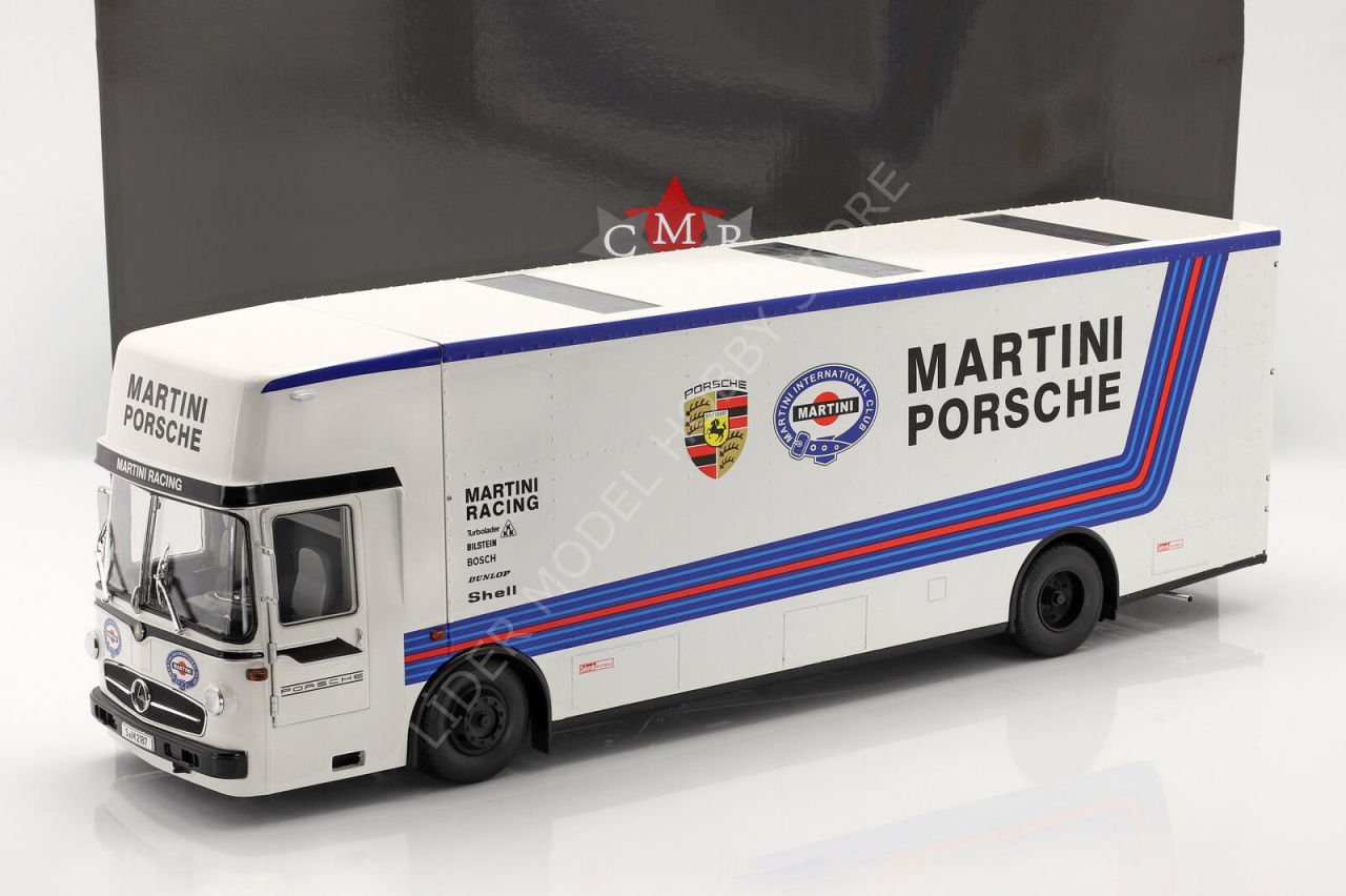 1:18 Mercedes Benz O317 Porsche Martini
