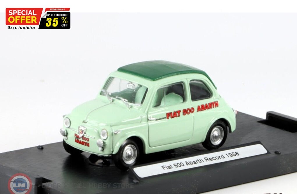 1:43 Brumm 1958 Fiat 500 Abarth Record
