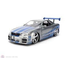 1:24 Jada 2002 Nissan Skyline GT-R (R34) - Fast & Furious